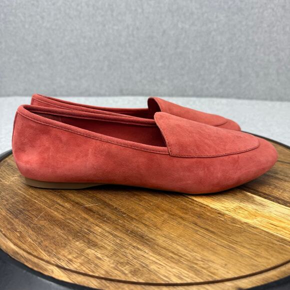 Birdies Flats Women's 9.5 The Vesper Brick Red Suede Slip On Shoes - Picture 1 of 6